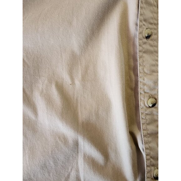 Tri-Mountain Snap-On Verus Edge Official Licensed Short Sleeve Khaki Medium New - Picture 10 of 12